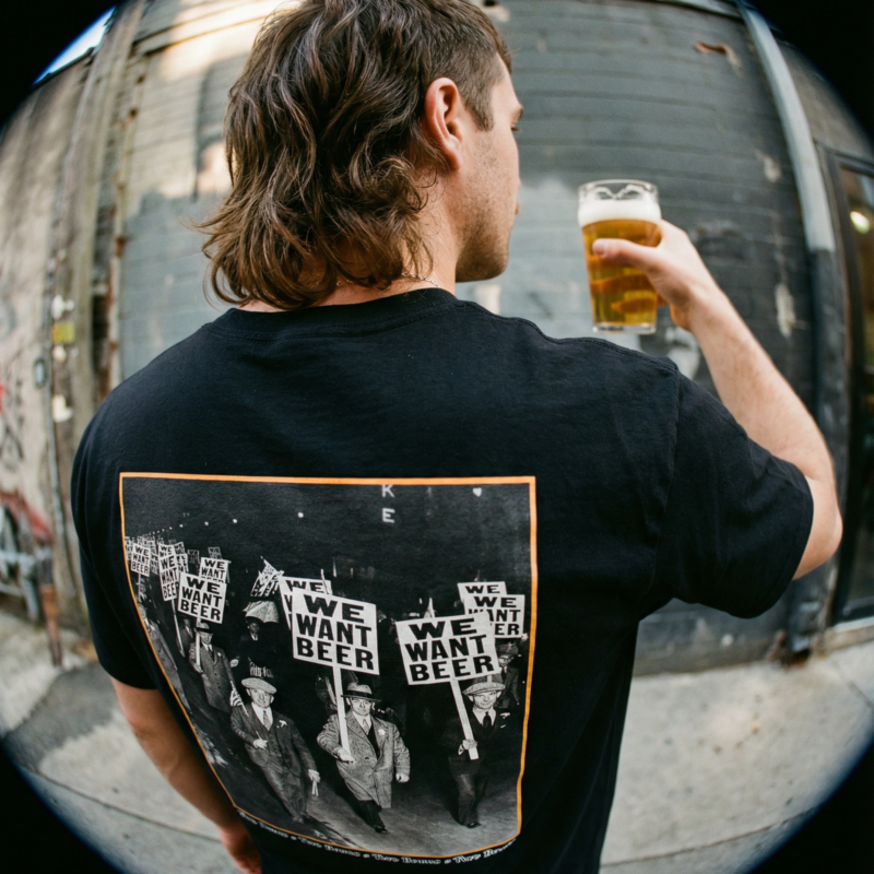 We Want Beer Heavyweight Tee